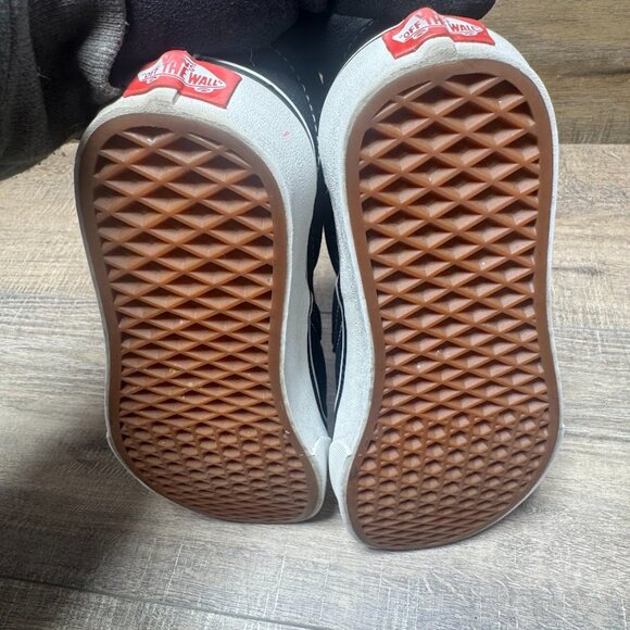 Vans Off The Wall Black Canvas Slip On Sneakers Women's Size 8 - Picture 4 of 7